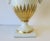 White Urn and Rams Head White & Gold Porcelain Table Lamp Empire Style, German, Large For Sale - Image 8 of 13