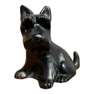 Mid 20th Century Cast Iron “Scottie” Scottish Terrier Dog