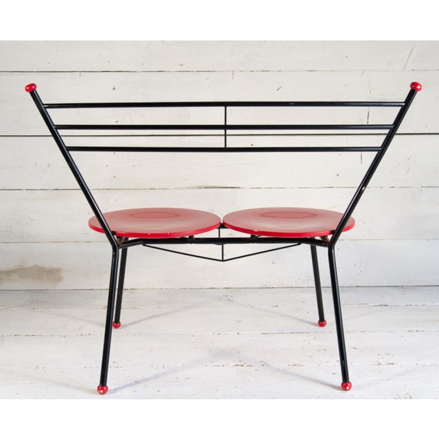 1960s Space Age Double Seat Bench, 1960s For Sale - Image 5 of 18