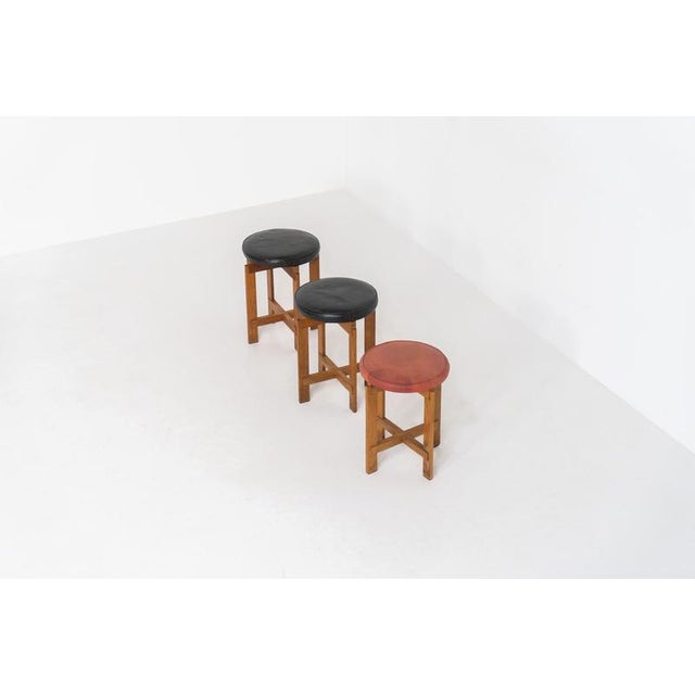 Stools by Uno & Östen Kristiansson for Luxus Vittsjö For Sale - Image 14 of 14