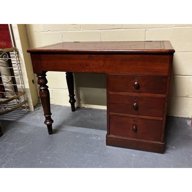 Victorian Mahogany Architects Desk with Drawers And Top Storage Sizes :- 110 cms wide, 64 cms depth, 81.5 cms high. This...