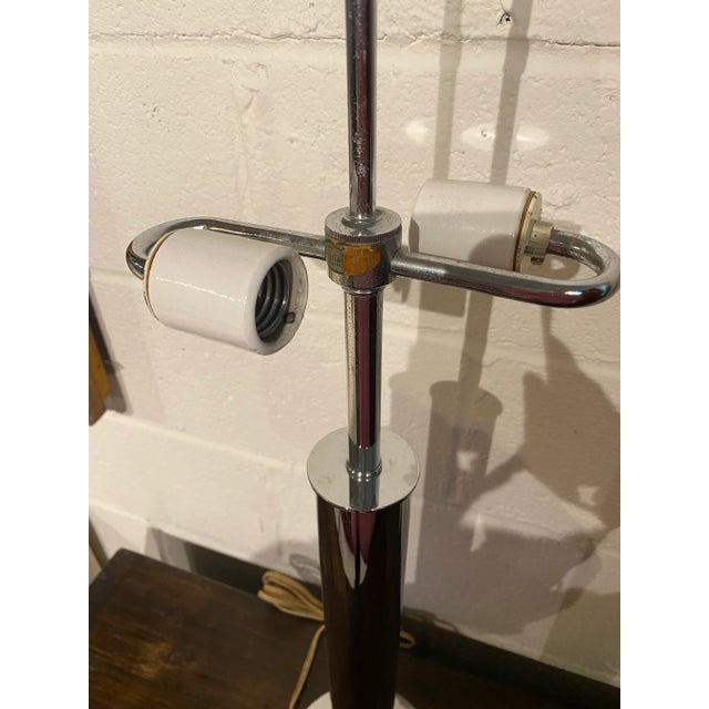 Mid-Century Modern Sonneman Mid-Century Modern Chrome Column Lamp For Sale - Image 3 of 9
