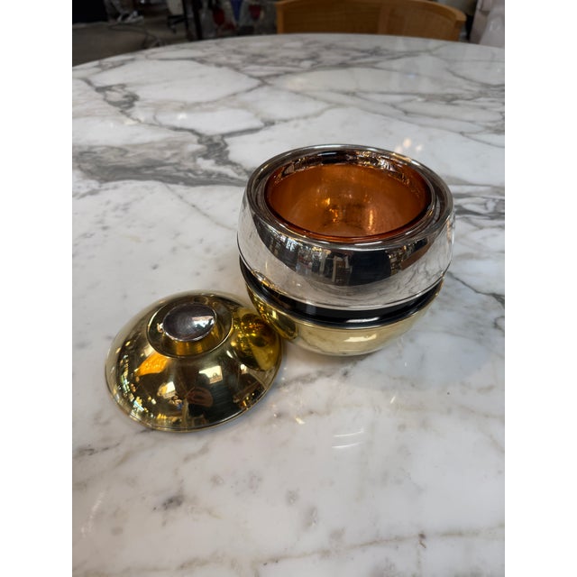 Vintage Champagne Cooler With Lid For Sale - Image 4 of 5