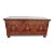 Pine Trunk or Blanket Chest in Original Decorative Paint For Sale