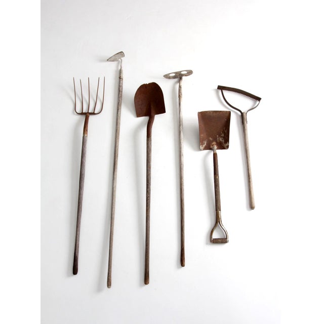 Early 20th Century Primitive Garden Tool Collection For Sale - Image 6 of 16