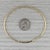 Modern New 0.16ctw Diamond Flexible Bangle Bracelet 14k Yellow Gold 6.75" For Sale - Image 3 of 7