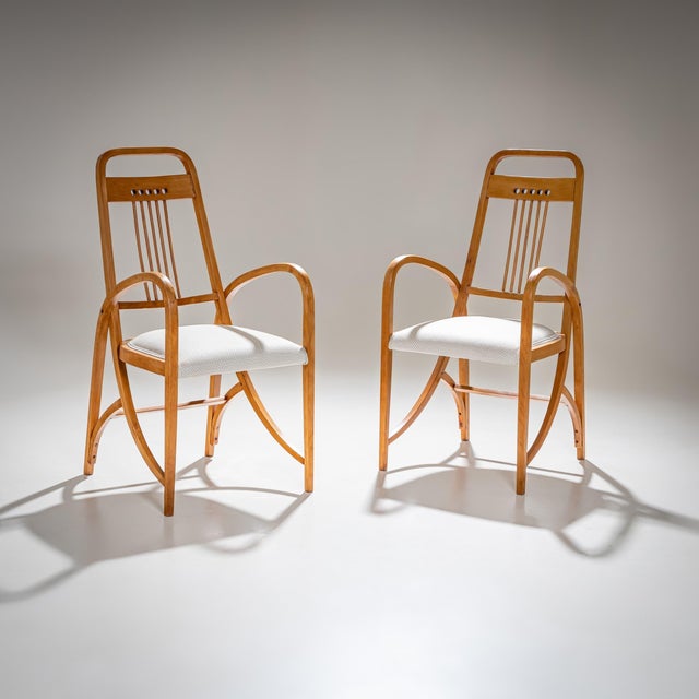 Art Nouveau Chairs, Model "511" and "1511" by Brothers Thonet, Vienna For Sale - Image 13 of 15