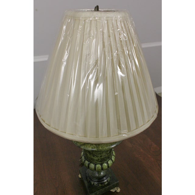 Wildwood Green Marbleized Finish Table Lamp For Sale - Image 10 of 13
