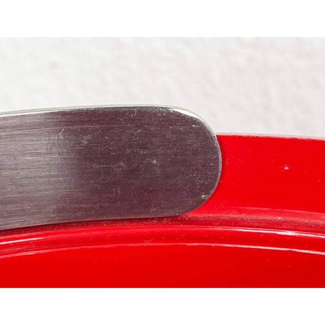 Mid-Century Modern Danish Space Age Red Ice Cooler Bucket by Erik Magnussen for Stelton, 1970s For Sale - Image 6 of 18