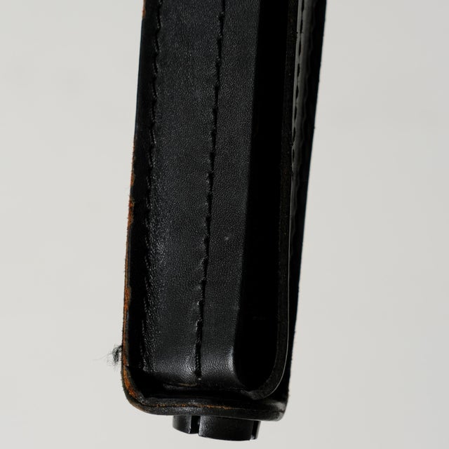Vintage Cab Dining Chairs in Black Leather by Mario Bellini for Cassina, 1977, Set of 5 For Sale - Image 16 of 18