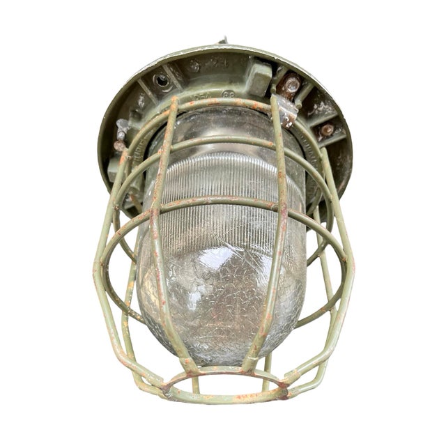 Industrial Ceiling Lamp, Electronics, Ussr, 1980s. For Sale - Image 6 of 12