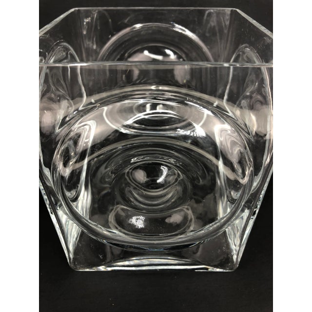 Mid-Century Modern Mid-Century Bulls-Eye Glass Ice Bucket For Sale - Image 3 of 4