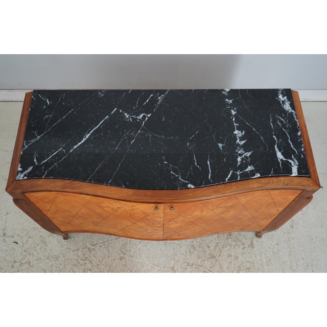 Bloomingdales Italian Marble Top Credenza Chest For Sale In Philadelphia - Image 6 of 17