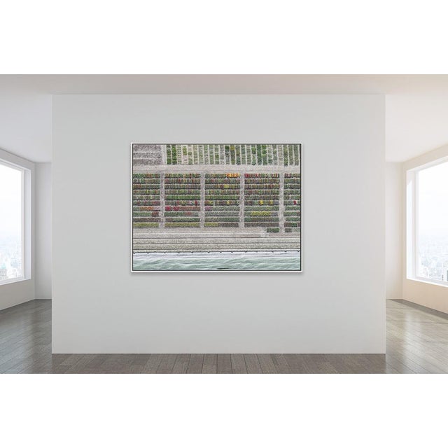 Edition Aerial Views Bernhard Lang Image: AV_Tulip_Fileds_008 Size B: 47 x 35 inches Captured in 2016 in the Netherlands...