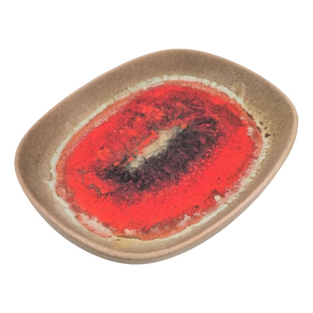 Ceramic Bowl by F. Glatzle from Karlsruher Majolika, 1963 For Sale