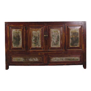 Two Shelve Antique Chinese Farmer's Cabinet For Sale