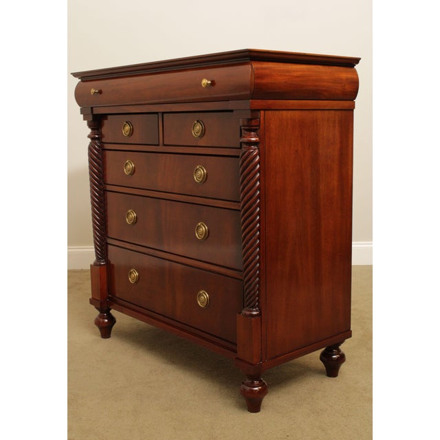 Hickory Chair Empire Style Mahogany High Chest of Drawers Chairish