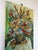 Vintage Impressionist Floral Still Life Oil Painting on Canvas - Unframed For Sale - Image 10 of 13