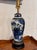 Blue 1950s Blue and White Chinese Porcelain Lamp For Sale - Image 8 of 11