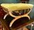 Vintage Regency-Style X-Base Bench by Gilliam Furniture, Featuring Tufted Chartreuse Velvet Upholstery For Sale - Image 4 of 18