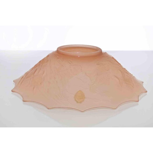 Vintage Art Glass Plate Decorated with Fish, 1970s For Sale - Image 3 of 7