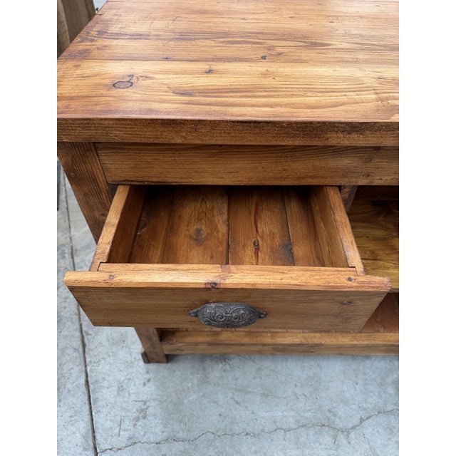 Fir Wood Counter, 1960s For Sale - Image 9 of 11