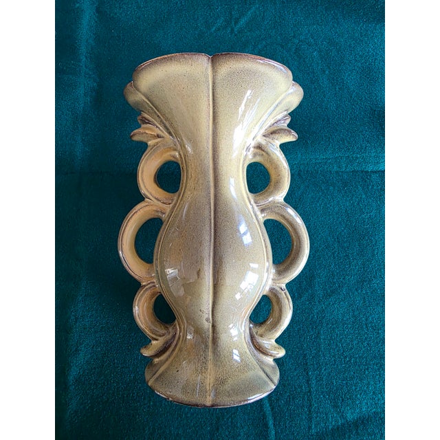 Mid-Century Gonder Ceramic Vase For Sale In New York - Image 6 of 11