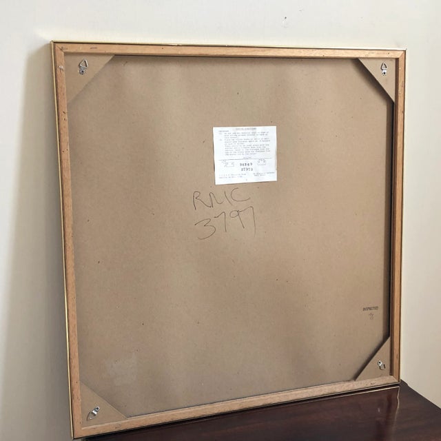 Vintage Mid-Century Modern Wall Mirror For Sale - Image 10 of 12