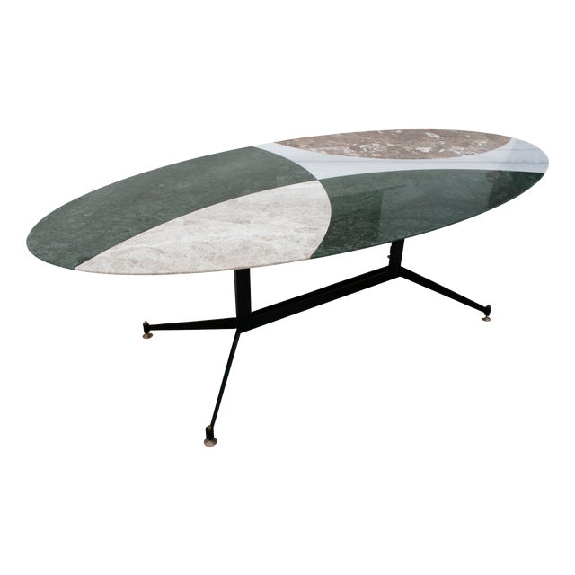 Italian Marble Dining Table, 2010s For Sale