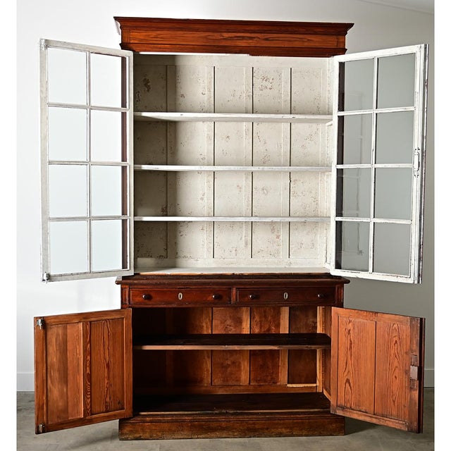 French 19th Century Pine Bibliotheque For Sale - Image 13 of 16