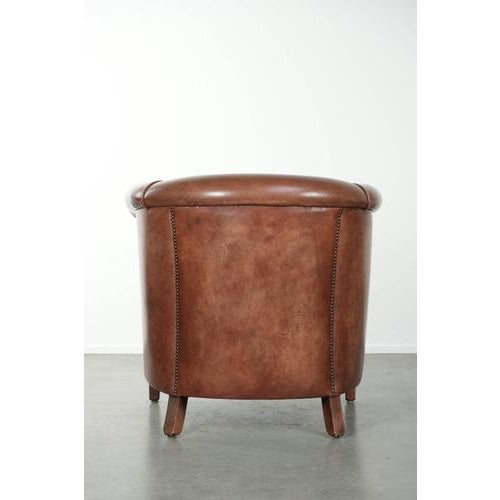 Club Chair in Cowhide Leather For Sale - Image 4 of 13