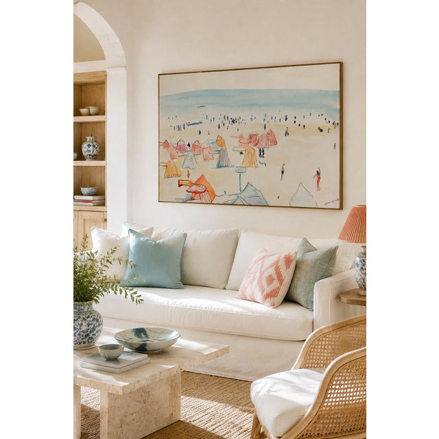 French Country Vintage French Beach Print, Coastal Wall Art by Albert Marquet - 12" X 8" For Sale - Image 3 of 8