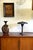 Industrial Blue Mushroom Desk Light in Aluminium and Copper, Germany, 1950s For Sale - Image 15 of 16