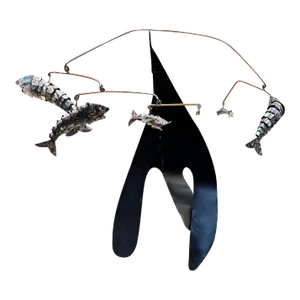 1960s Mobile Fish Sculpture