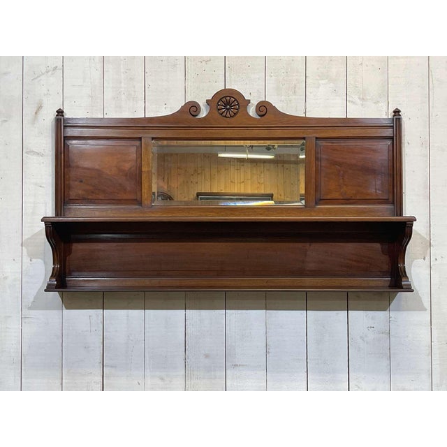 Early 20th Century English Walnut Shelf For Sale - Image 11 of 11