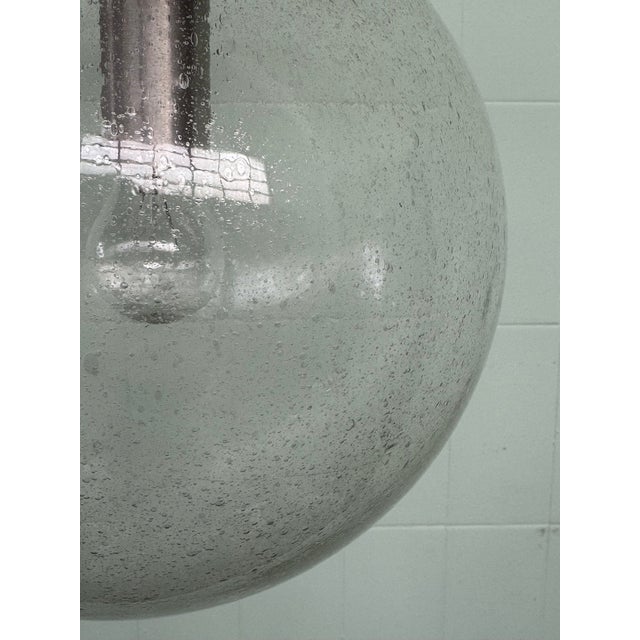Italian Hanging Lamp with Murano Sphere Lampshade, 1960s For Sale - Image 18 of 18