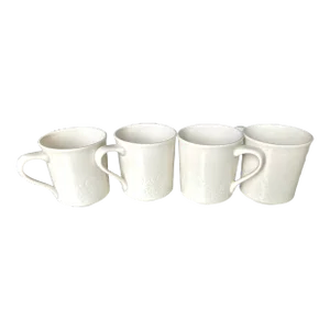 Vintage Carefree Calypso China by Syracuse Tea / Coffee Mugs Set of 4
