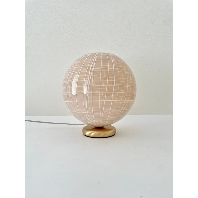 Peonia T 25 Table Lamp in Cream Murano Glass from La Murrina, 1990s For Sale - Image 12 of 17