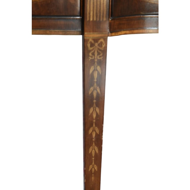 Wood Drexel Heritage Heirloom Collection Inlaid Mahogany Sideboard For Sale - Image 7 of 10