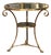 Early 20th Century French Directoire Brass and Bronze Two-Tier Guéridon Table For Sale