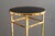 Art Deco Side Table with Black Glass, Vienna, 1920s For Sale - Image 12 of 13