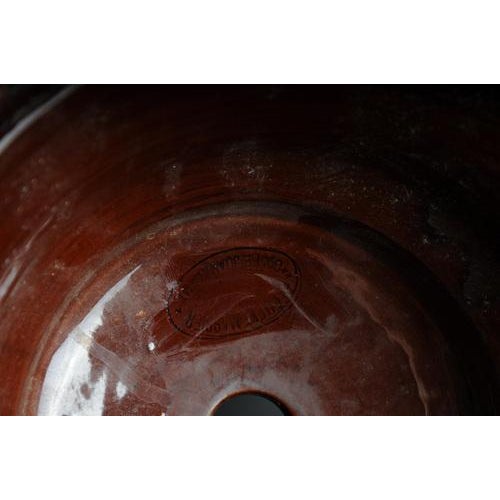 French Majolica Flower Vase by Clement Massier For Sale - Image 14 of 17