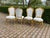 1970s Italian Baroque Gold Marble Leather Dining Set 5Pc For Sale - Image 16 of 18
