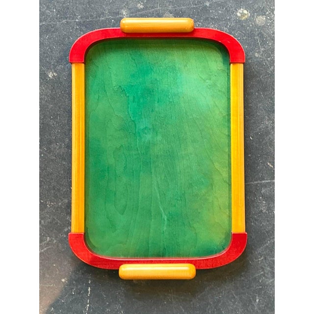 Vintage Italian Postmodern Tray For Sale - Image 9 of 9