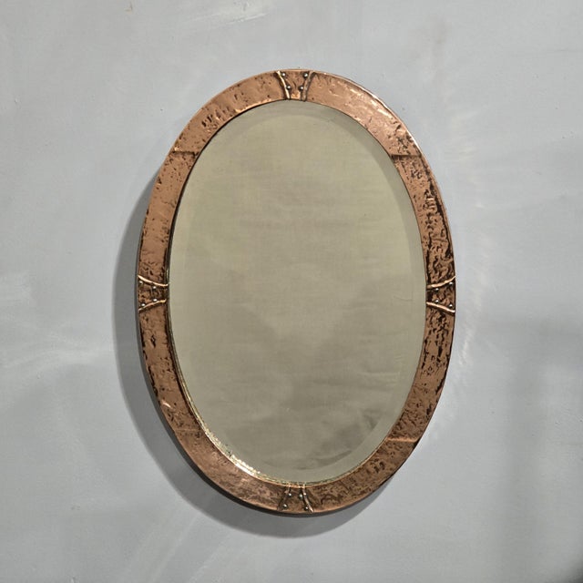 Art and Crafts Copper Mirror, 1910s For Sale - Image 6 of 6