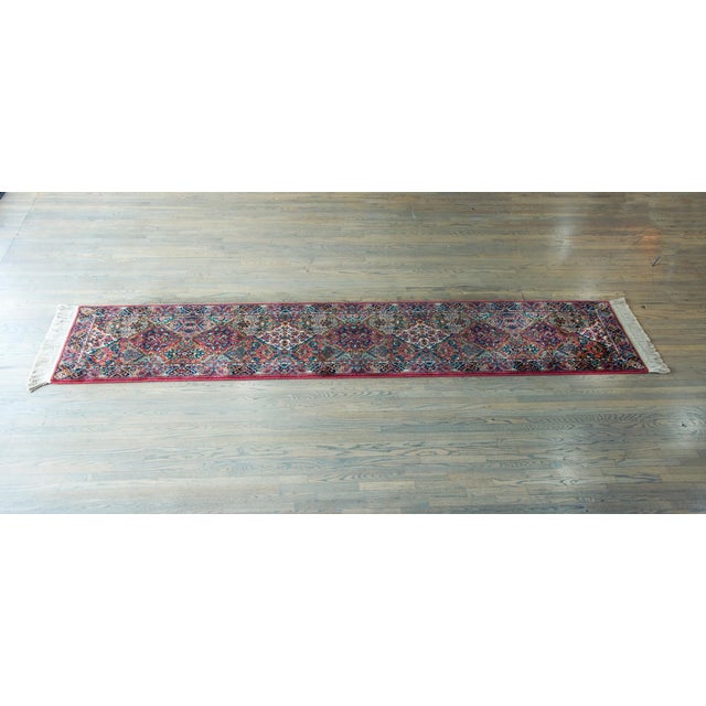 Vintage Karistan Kirman-Style Runner For Sale In Chicago - Image 6 of 15