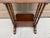 Mid-20th Century Brandt Walnut Faux Bamboo Side Table With Drawer & Magazine Rack For Sale - Image 13 of 17