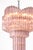 Mid-Century Modern Murano Glass Sputnik Pink Quadriedro Spyral Italian Chandelier For Sale - Image 3 of 6