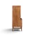 Broyhill Brasilia Broyhill Brasilia Mid Century Walnut and Brass Gentlemans Chest Highboy Dresser For Sale - Image 4 of 10