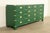 Drexel Heritage Mid-Century Hollywood Regency Campaign Green Lacquered Dresser | Newly Refinished For Sale - Image 13 of 13